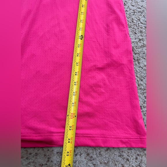 San Soleil Pink Short Sleeves SPF 50 Golf Mini Polo Dress Medium Sport Outdoor - Picture 10 of 10